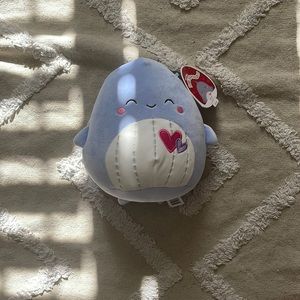 SAMIR THR WHALE (RARE) VALENTINES DAY SQUISHMALLOW!🐳♥️